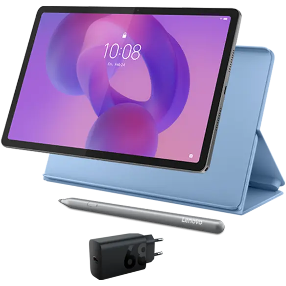 Lenovo Idea Tab (8GB 128GB) + Folio & Adaptor Processador MediaTek Dimensity 6300 (2,40 GHz )/Android 15 or Later/128 GB UFS