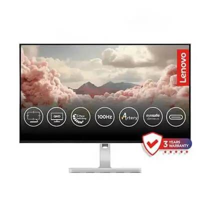 【中古美品】Lenovo L27h-4A 27インチ QHDモニター Lenovo L27h-4A 27-inch IPS QHD 100Hz Speakers USB-C Monitor