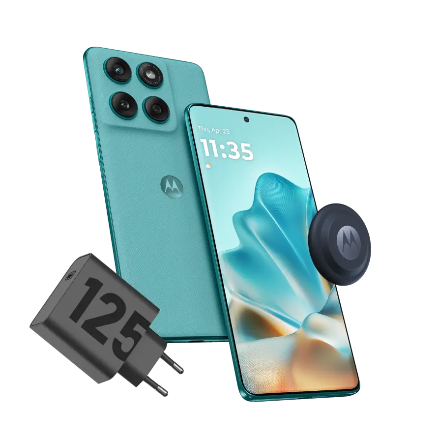 Motorola edge 60 fusion, Pantone Slipstream, Moto AI Smartphone, 50MP Sony LYTIA Camera, with Co2 offset