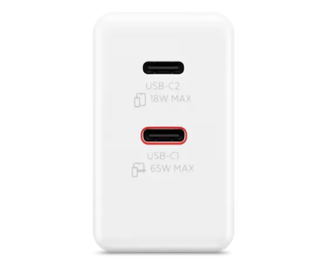 Lenovo 65W デュアルUSB Type-C GaN ACアダプター(ケーブル付き