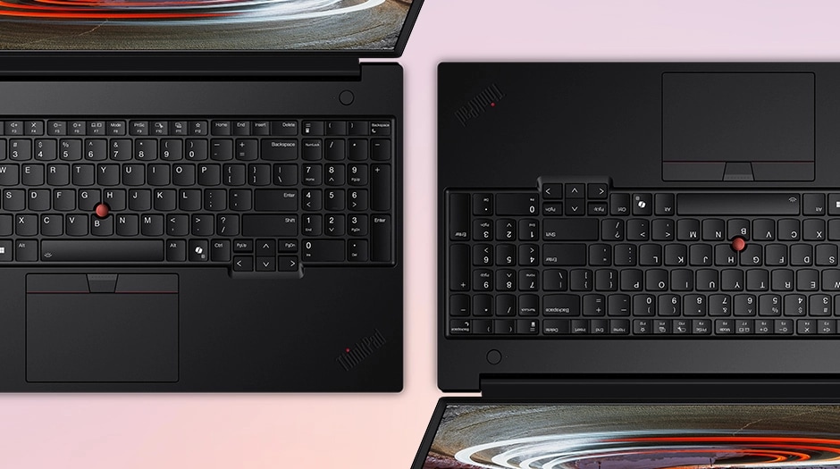 Enhanced keyboard of the Lenovo ThinkPad P16s Gen 4 mobile workstation comprises tactile markings on keys.
