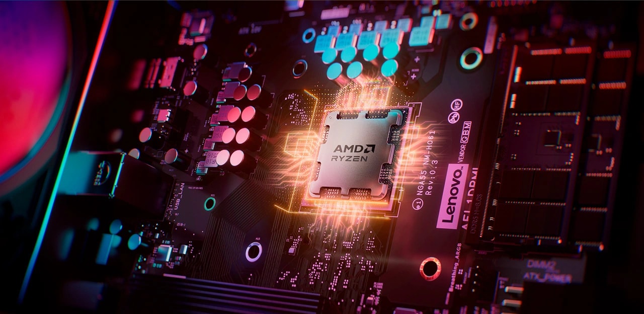 The AMD Ryzen&trade; 8000 HX series processors provide ultra-fast gaming on the Lenovo LOQ Tower 26ADR10. מחשב נייח LOQ Tower&nbsp;26ADR10 91DF002QYS מבית Lenovo
