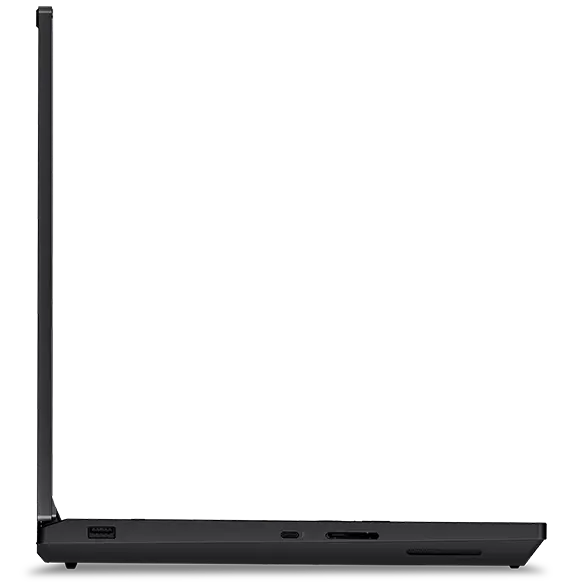 With USB-A, Thunderbolt 4 & SD Express 8.0 card reader, the Lenovo ThinkPad P16 Gen 3 mobile workstation enhances connectivity & speedy transfers.