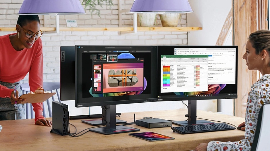 Windowsデスクトップ Lenovo ThinkCentre Neo 55a Gen 6 AHP ThinkCentre Neo 55a Gen 6 (24 inch AMD) | AI-Ready AIO for