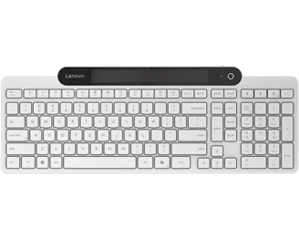 Lenovo 800 Self-Charging Bluetooth Keyboard White | GY41R69584