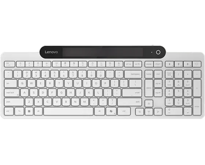 Lenovo 800 Self-Charging Bluetooth Keyboard White | GY41R69584