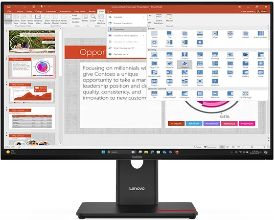 ThinkVision 27 inch IPS FHD 120hz Monitor - T27-40 | 64A5MAR6UZ