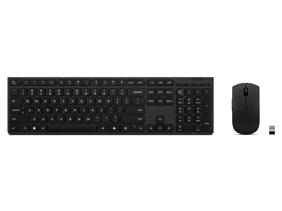 Imagen 2 del producto Combo de teclado y mouse inalámbrico profesional Lenovo recargable-Español de Latinoamérica