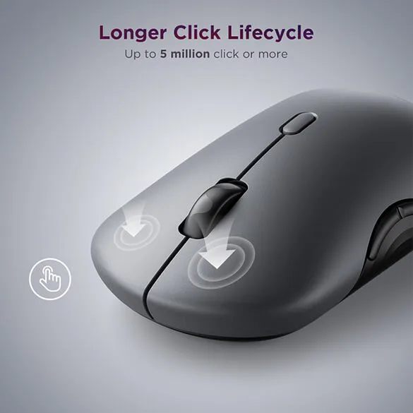 Lenovo 700 Multi-Device Wireless Silent Mouse (Luna Grey