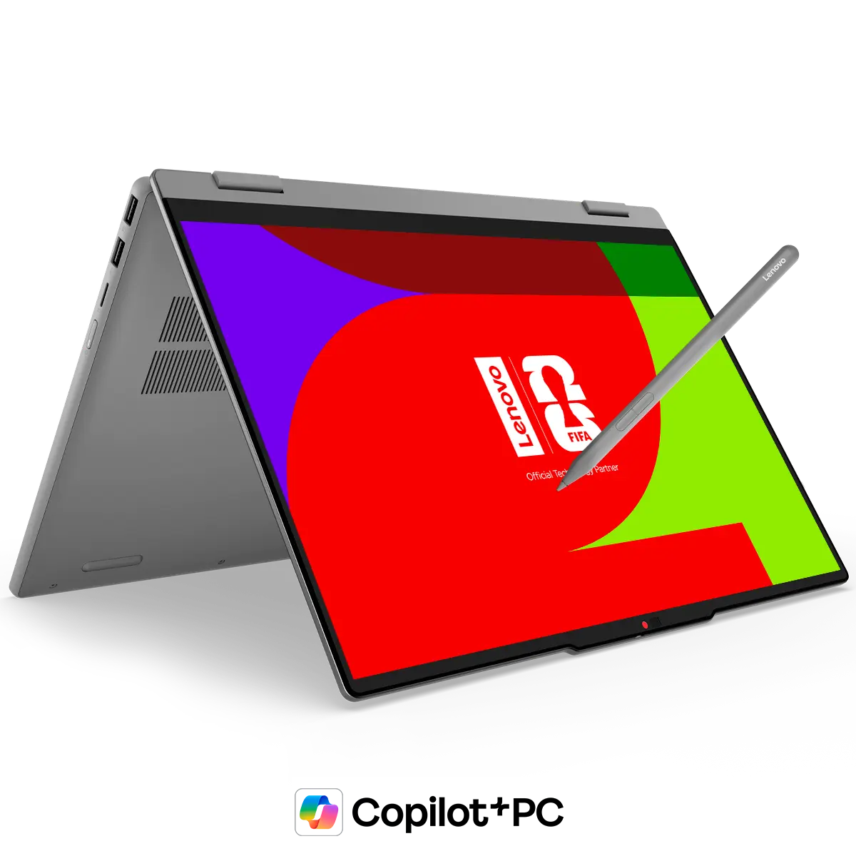 Lenovo IdeaPad 5a 2-in-1 Gen 11 15 AMD AMD Ryzen AI 7 445 Prozessor 2,00 GHz bis zu 4,60 GHz, Windows 11 Home 64, 1 TB SSD M.2 2242 PCIe 4.0 QLC, 15,3 Inch, Luna Grey