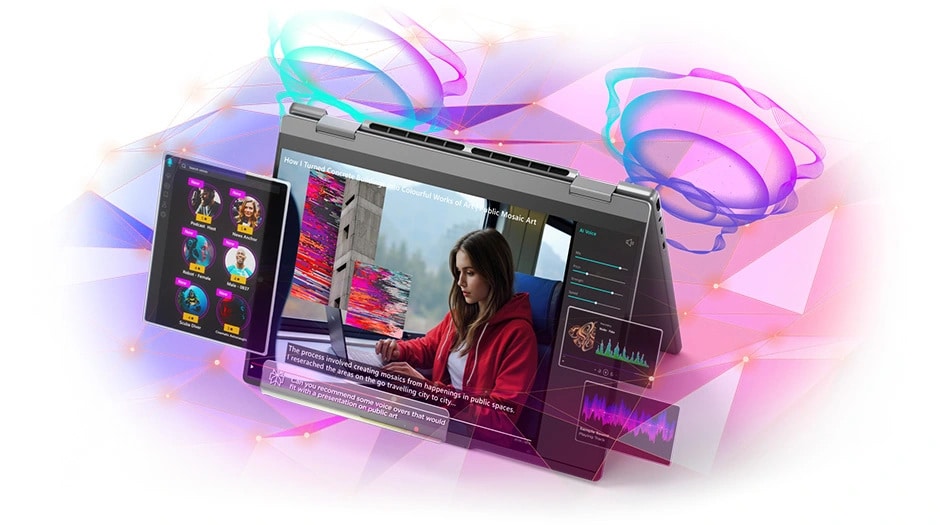 IdeaPad 5x 2-in-1 Gen 11（14型 Snapdragon） ｜ 多用途性に優れた14