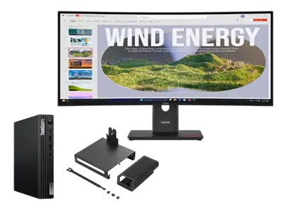 Lenovo ThinkCentre M75q G5 A5 16 512 + ThinkVision T34WD-40 34