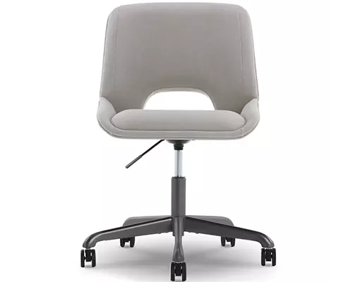 Elle Decor Laissy Low-Back Task Chair, Linen Color