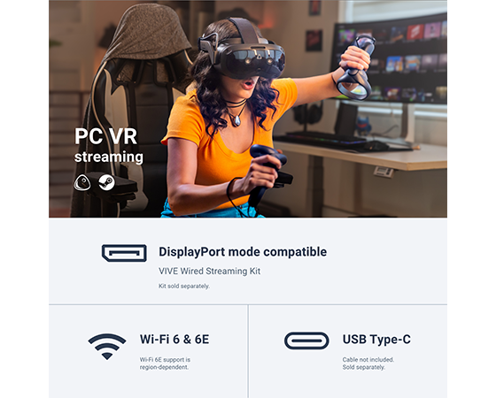 HTC VIVE Focus Vision VR Headset - Consumer Edition