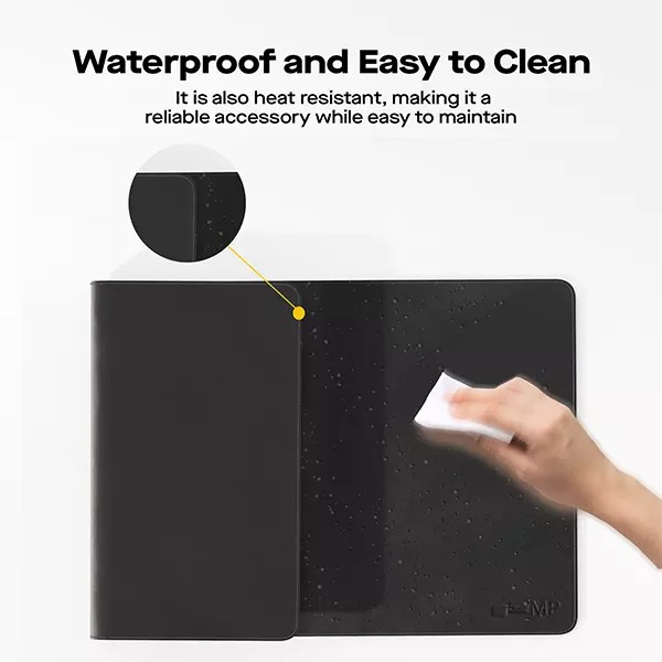 Enhance Workspace: Mobile Pixels PU Leather Desk Mat | 78362461