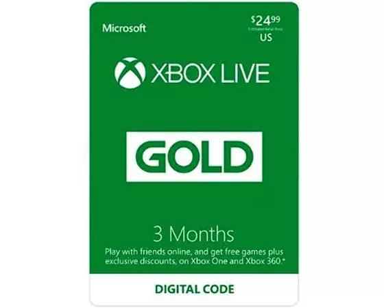 

Microsoft Xbox Live Gold Membership - subscription card (3 months) - 1 license