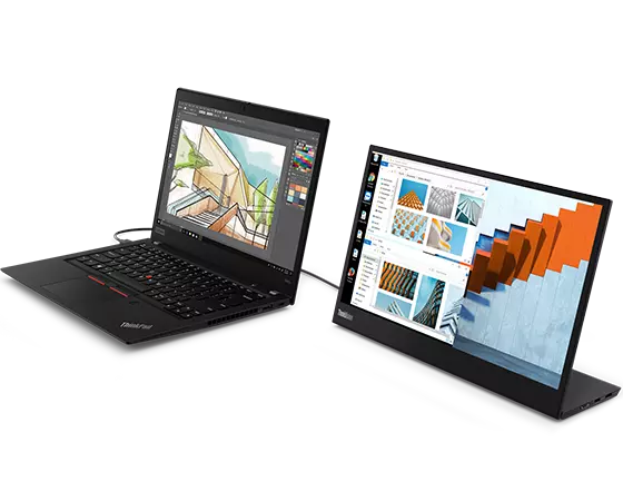ThinkVision Lenovo モバイルディスプレイM14 ThinkVision M14 Portable Monitor | 61DDUAR6US | Lenovo US