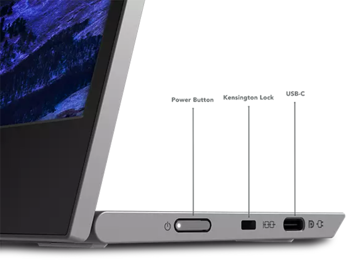 Lenovo L15 Portable Monitor 15.6" Non Touch Screen IPS FHD USB-C