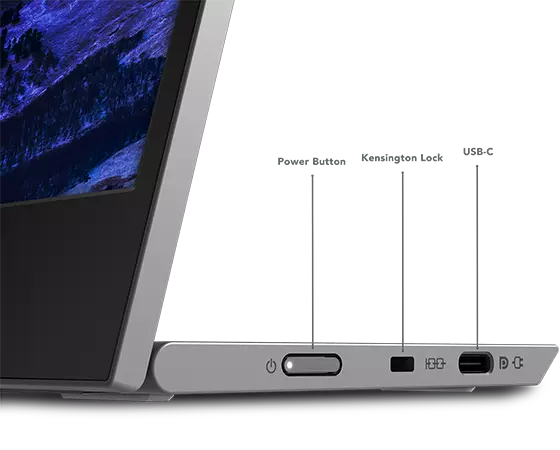 Lenovo ポータブルモニター L15｜15.6型｜USB-C接続 Lenovo L15 15.6-inch IPS FHD 60Hz USB-C Portable Monitor