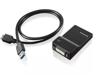 Lenovo USB 3.0 to DVI/VGA Monitor Adapter | 0B47072 | Lenovo US