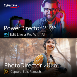 CyberLink PowerDirector and PhotoDirector Ultra 2026 | 4L41W22986