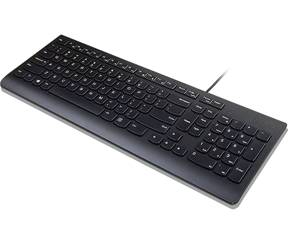 Basics Wired Keyboard for Windows, USB 2.0 Interface, for PC,  Computer, Laptop, Mac (Black)
