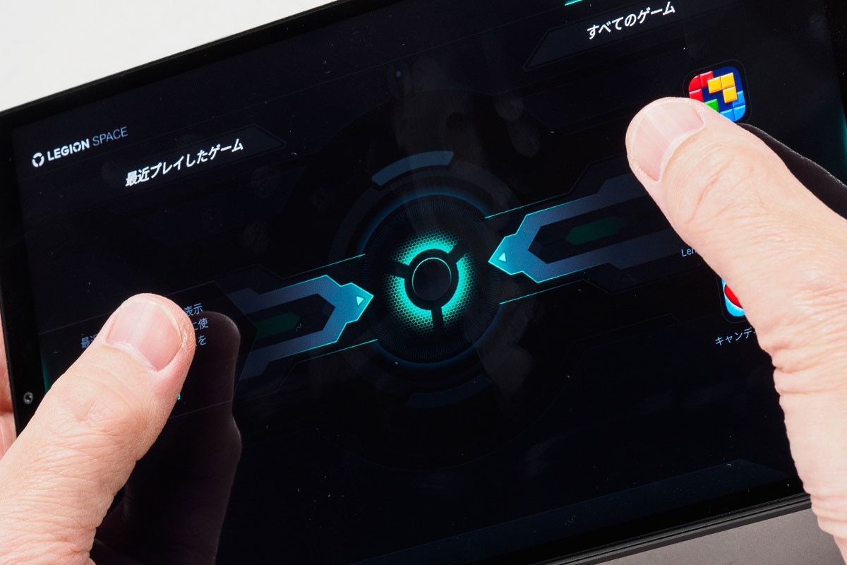 【美品】Lenovo Legion Tab 日本国内版 ゲーミングタブレット これが同じゲーム？ゲーム専用タブレット「Lenovo Legion Tab