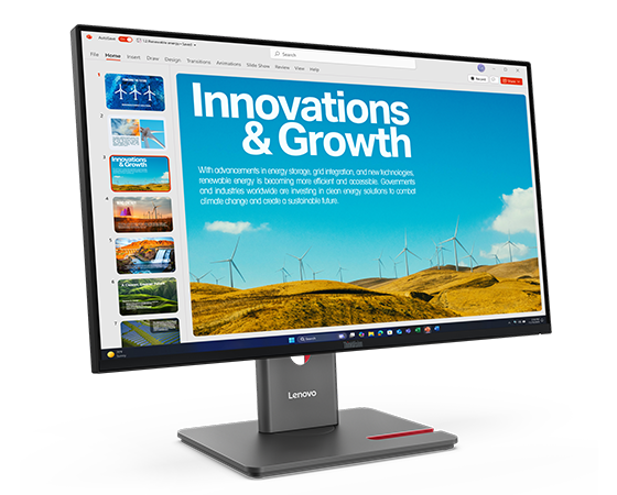 ThinkVision P24QD-40(23.8型/2560×1440/IPS/USB-C/高さ・縦回転