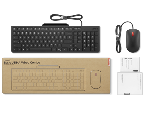 Lenovo ベーシック USBキーボード&マウス - 日本語 | 4X31R09848