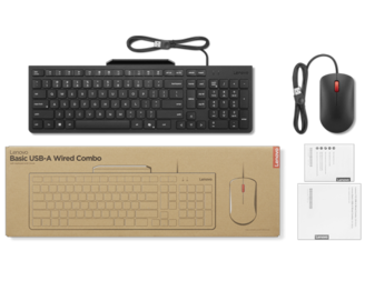 Lenovo ベーシック USBキーボード&マウス - 日本語 | 4X31R09848