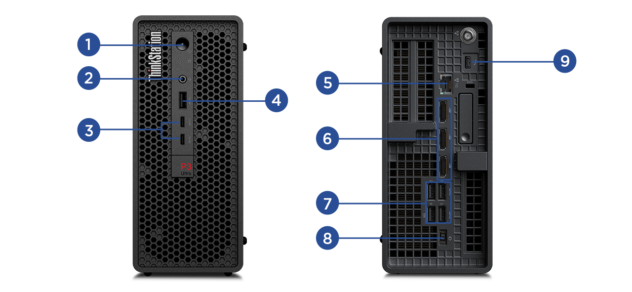 ThinkStation P3 Ultra SFF Gen 2 (Intel) | AIパフォーマンスと