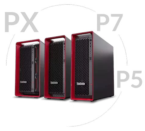 Lenovo Workstation PXとP7とP5