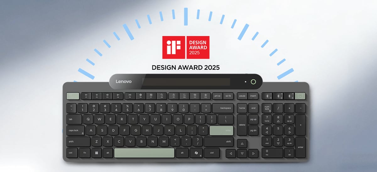 Lenovo Self-Charging Bluetooth Keyboard - LA Spanish | 4Y41R69496