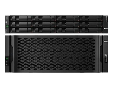 Lenovo ThinkSystem Storage - front facing 2 stack