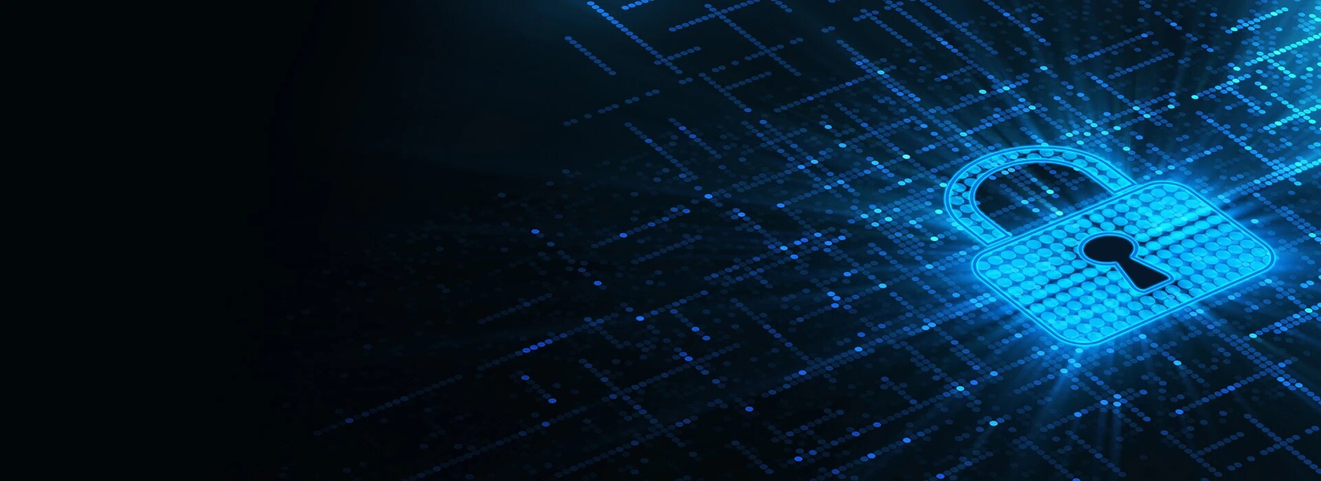 digital security lock icon