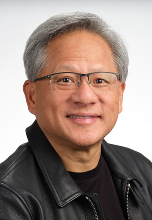 Portrait photo of Jensen Huang