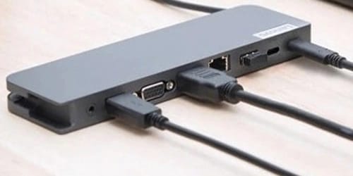 Plugable Thunderbolt™ and USB-C Dual Monitor Docking Station, 96W Lapt