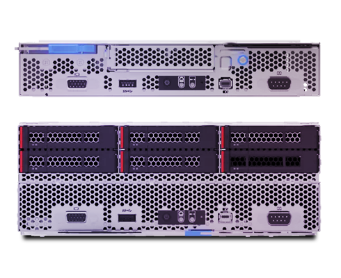 Lenovo ThinkSystem High-Density Servers - front facing 2 stack