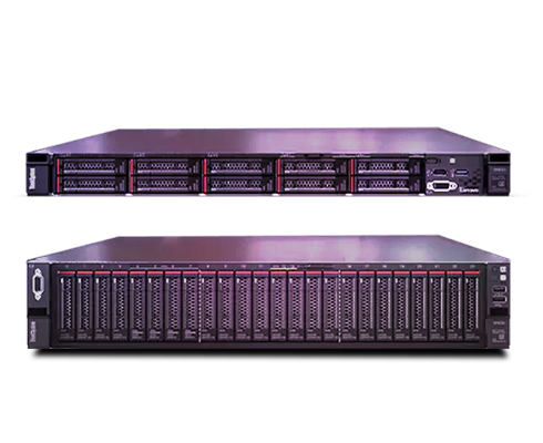 Lenovo ThinkSystem Supercomputing Servers - front facing 2 stack