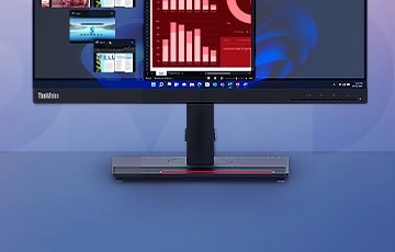 Un écran PC incurvé Lenovo de 31 pouces idéal pour le télétravail