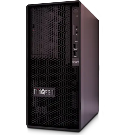 Lenovo ThinkSystem Tower Servers - front facing left