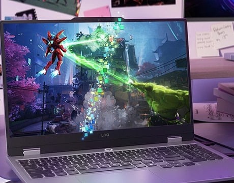 Illustrates responsive graphics during pixel-rich combat scenes on a high-power display.