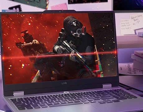 Demonstrates smooth and sharp visuals in fast-paced shooter gameplay.