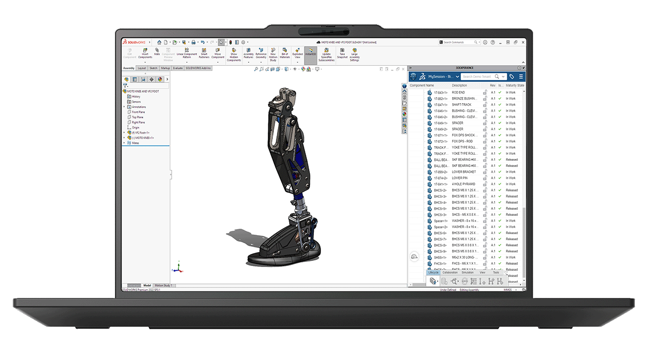 Front-facing 16ʺ mobile workstation showing large display on Lenovo ThinkPad P16s Gen 5 (16″ AMD) Mobile Workstation.
