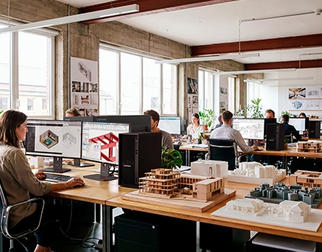 Designed for the architecture, engineering & construction workflows, the Lenovo ThinkStation P4 (AMD) Tower Workstation
