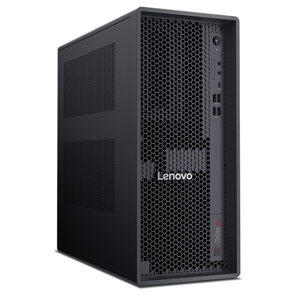 ThinkStation P4 (AMD) 塔式工作站| AI 就緒，輕鬆應對繁重工作流程