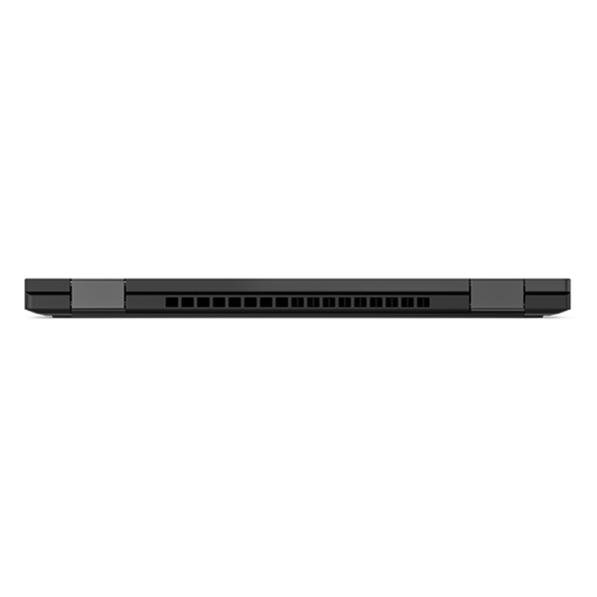 Rear view emphasizing ventilation design on the Lenovo ThinkPad T14s 2-in-1 Gen 2 (14″ Intel) laptop.