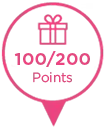 9000 points Logo