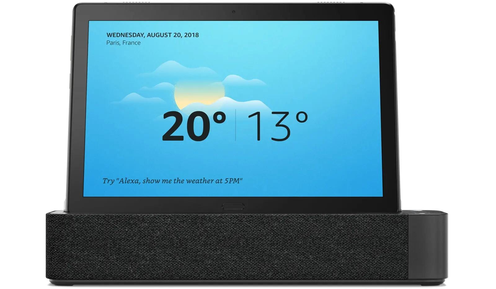 Lenovo Smart Tab with weather