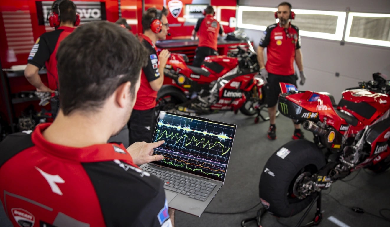 AI-optimized technology revolutionizing professional motorcycle racing.